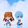 Rebuild of Evangelion Rubber Mascot Nendroid Plus Mini Figura Rei Ayanami 8 cm