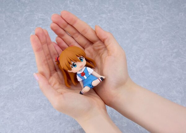 Rebuild of Evangelion Rubber Mascot Nendroid Plus Mini Figura Asuka Shikinami Langley 8 cm