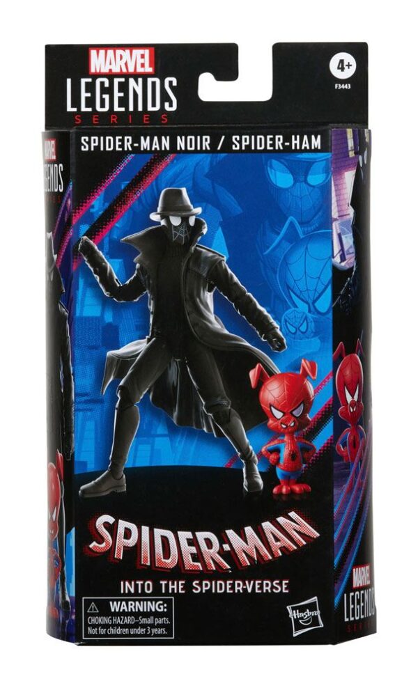 Spider-Man: Into the Spider-Verse Marvel Legends Akció Figura 2-Pack 2022 Spider-Man Noir & Spider-Ham 15 cm