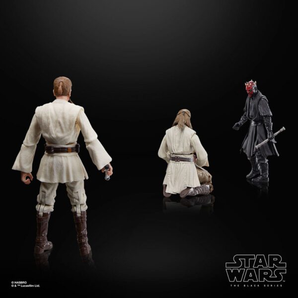 Star Wars Episode I Black Series Akció Figura 3-Pack Qui-Gon Jinn, Darth Maul, Obi-Wan Kenobi 15 cm