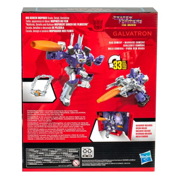 The Transformers: The Movie Studio Series Leader Class Akció Figura Galvatron 22 cm
