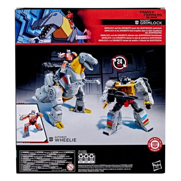 The Transformers: The Movie Studio Series Leader Class Akció Figura Dinobot Grimlock & Autobot Wheelie 22 cm The Transformers: The Movie Studio Series Leader Class Akció Figura Dinobot Grimlock & Autobot Wheelie 22 cm