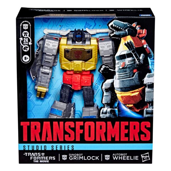 The Transformers: The Movie Studio Series Leader Class Akció Figura Dinobot Grimlock & Autobot Wheelie 22 cm The Transformers: The Movie Studio Series Leader Class Akció Figura Dinobot Grimlock & Autobot Wheelie 22 cm