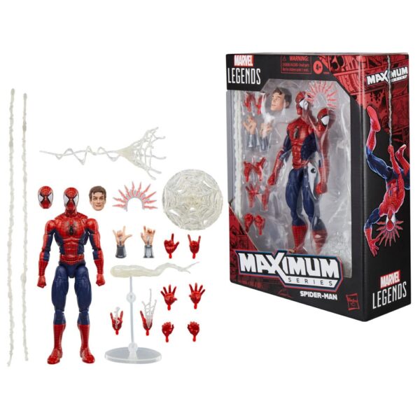 Marvel Legends Maximum Series Akció Figura Spider-Man 15 cm