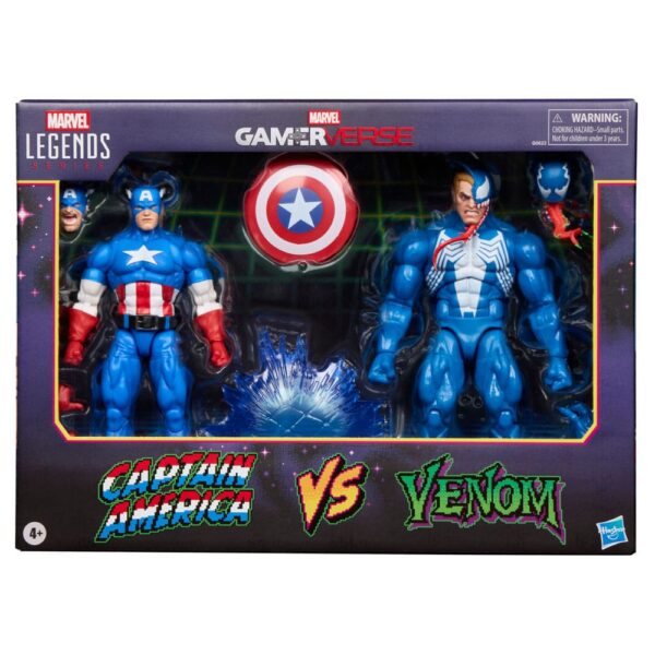 Marvel Legends Gamerverse Akció Figura 2-Pack Captain America vs. Venom 15 cm Marvel Legends Gamerverse Akció Figura 2-Pack Captain America vs. Venom 15 cm