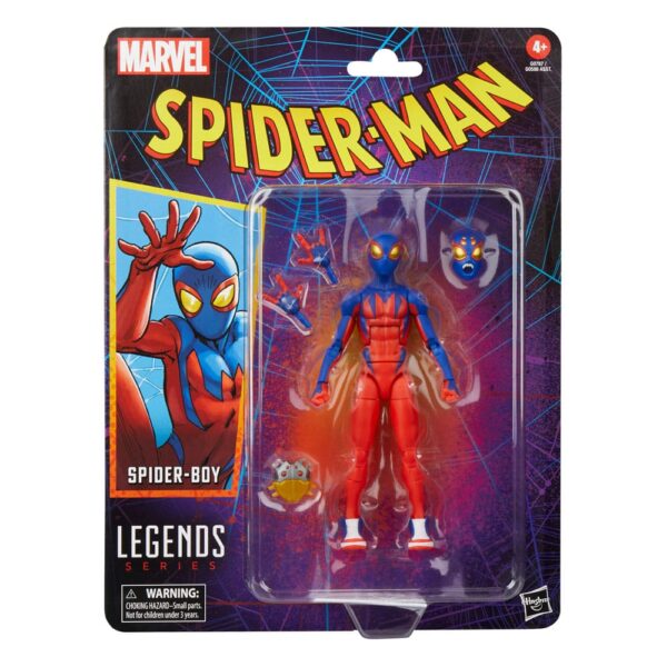 Spider-Man Marvel Legends Retro Akció Figura Spider-Boy 15 cm