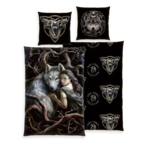 Anne Stokes Ágynemű (wolf)