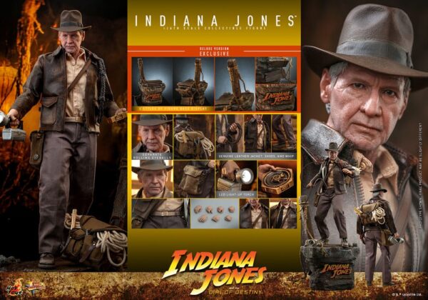 Indiana Jones Movie Masterpiece Akció Figura 1/6 Indiana Jones (Deluxe Version) 30 cm