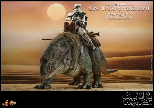 Star Wars Episode IV Akció Figura 2-Pack 1/6 Sandtrooper Sergeant & Dewback 30 cm