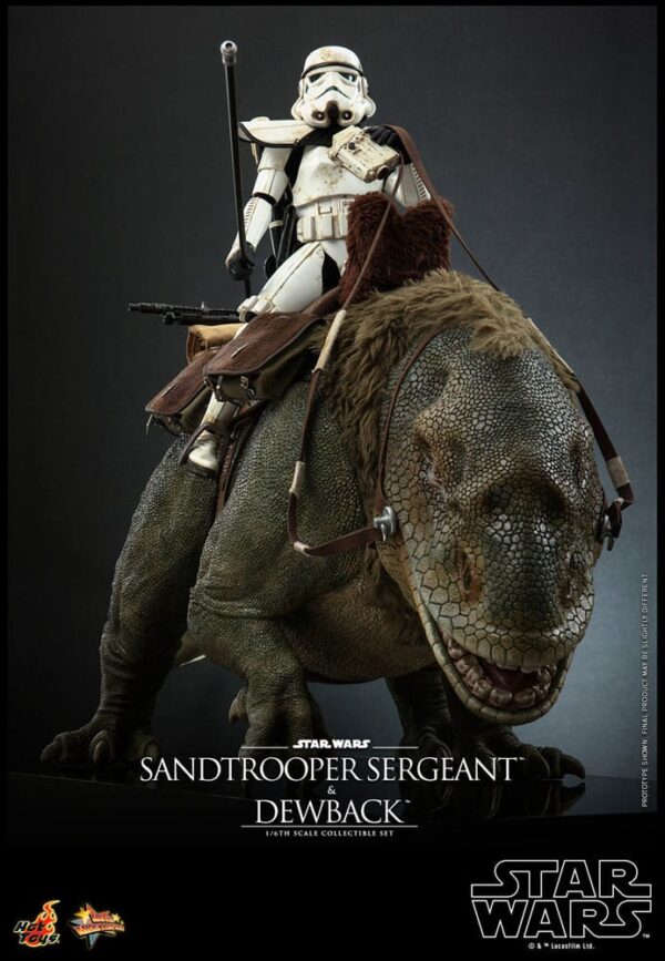 Star Wars Episode IV Akció Figura 2-Pack 1/6 Sandtrooper Sergeant & Dewback 30 cm