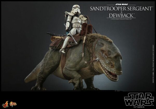 Star Wars Episode IV Akció Figura 2-Pack 1/6 Sandtrooper Sergeant & Dewback 30 cm