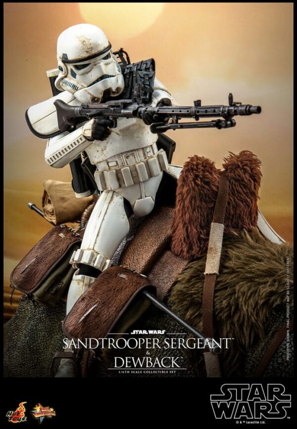 Star Wars Episode IV Akció Figura 2-Pack 1/6 Sandtrooper Sergeant & Dewback 30 cm