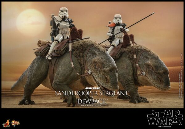Star Wars Episode IV Akció Figura 2-Pack 1/6 Sandtrooper Sergeant & Dewback 30 cm