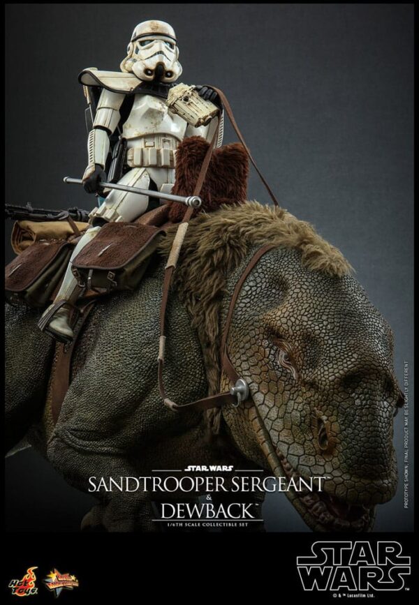Star Wars Episode IV Akció Figura 2-Pack 1/6 Sandtrooper Sergeant & Dewback 30 cm