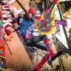 Spider-Man: Across the Spider-Verse Movie Masterpiece Akció Figura 1/6 Spider-Punk 32 cm