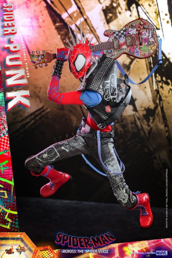 Spider-Man: Across the Spider-Verse Movie Masterpiece Akció Figura 1/6 Spider-Punk 32 cm