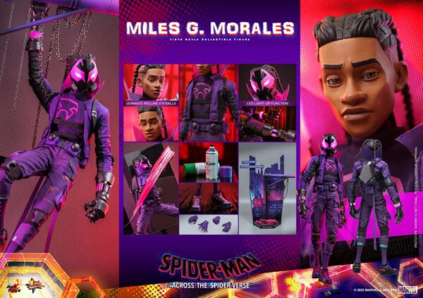 Spider-Man: Across the Spider-Verse Movie Masterpiece Akció Figura 1/6 Spider-Punk 32 cm