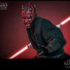 Star Wars Episode I Movie Masterpiece Akció Figura 1/6 Darth Maul with Sith Speeder 29 cm
