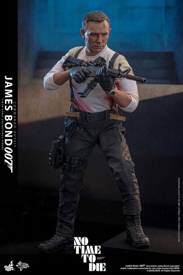 No Time To Die Movie Masterpiece Akció Figura 1/6 James Bond (Commando Outfit) Hot Toys Exclusive 30 cm