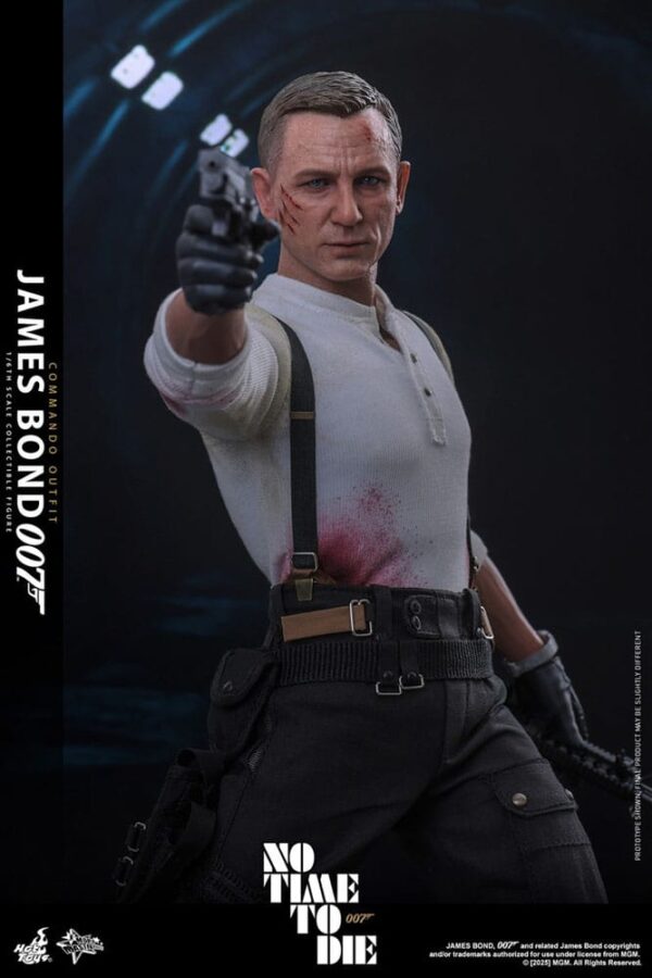No Time To Die Movie Masterpiece Akció Figura 1/6 James Bond (Commando Outfit) Hot Toys Exclusive 30 cm