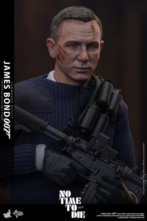 No Time To Die Movie Masterpiece Akció Figura 1/6 James Bond (Commando Outfit) Hot Toys Exclusive 30 cm