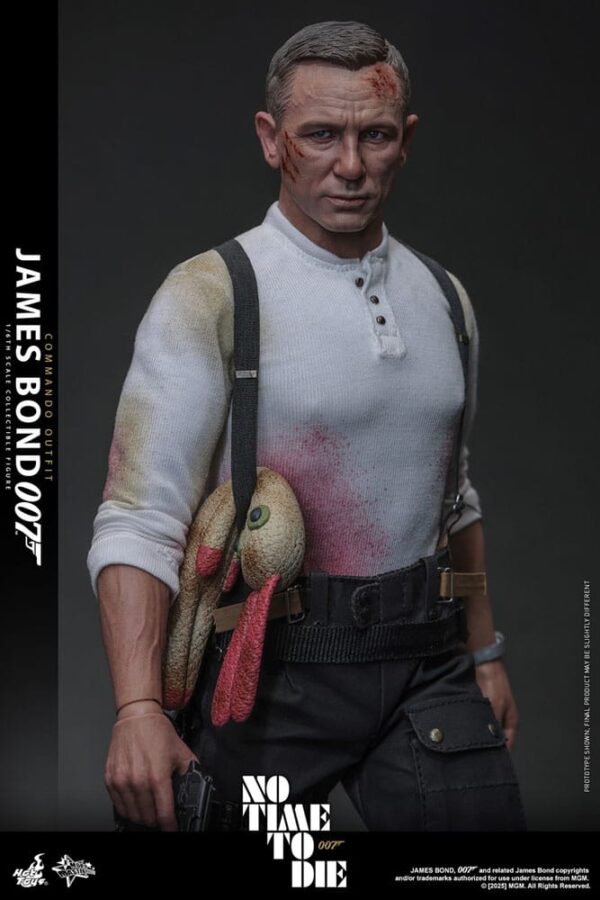No Time To Die Movie Masterpiece Akció Figura 1/6 James Bond (Commando Outfit) Hot Toys Exclusive 30 cm