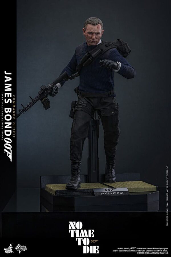 No Time To Die Movie Masterpiece Akció Figura 1/6 James Bond (Commando Outfit) Hot Toys Exclusive 30 cm