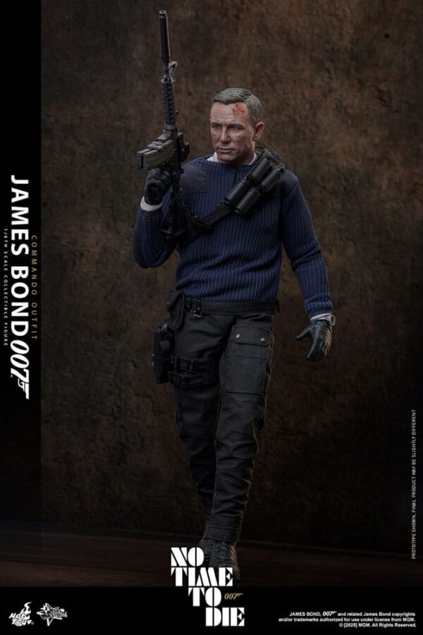 No Time To Die Movie Masterpiece Akció Figura 1/6 James Bond (Commando Outfit) Hot Toys Exclusive 30 cm