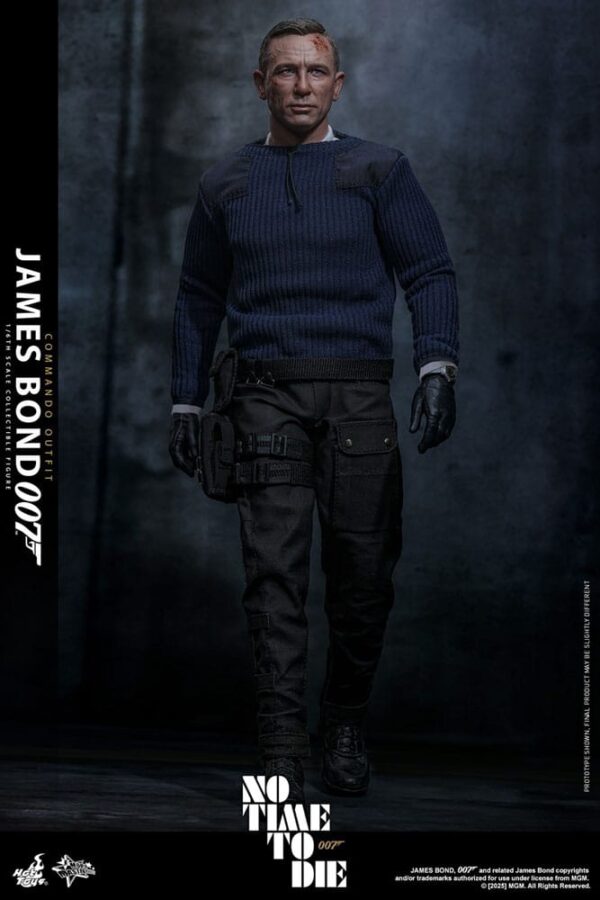 No Time To Die Movie Masterpiece Akció Figura 1/6 James Bond (Commando Outfit) Hot Toys Exclusive 30 cm