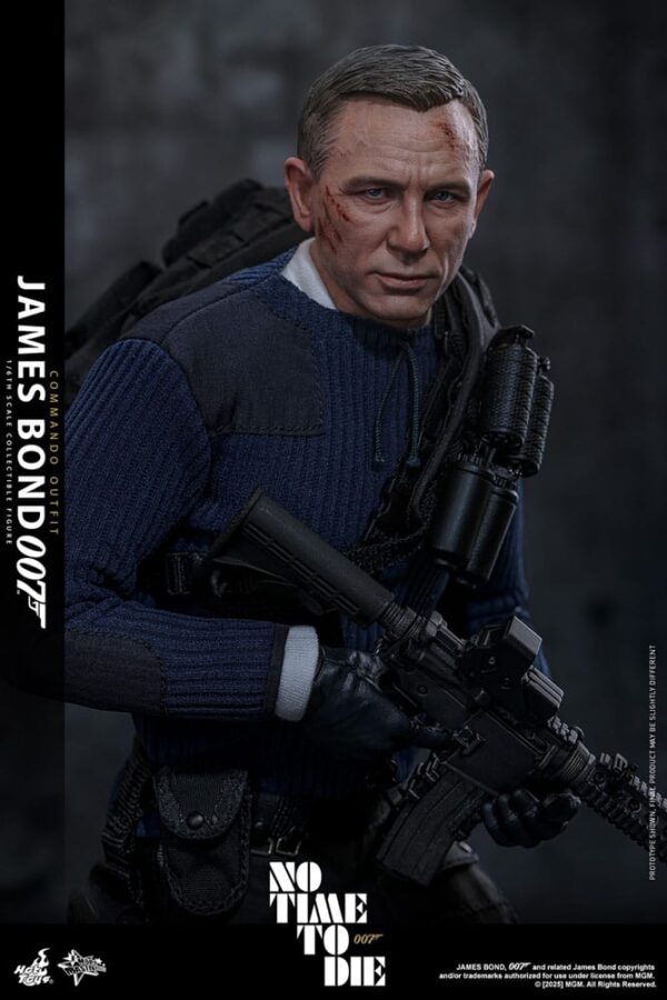 No Time To Die Movie Masterpiece Akció Figura 1/6 James Bond (Commando Outfit) Hot Toys Exclusive 30 cm