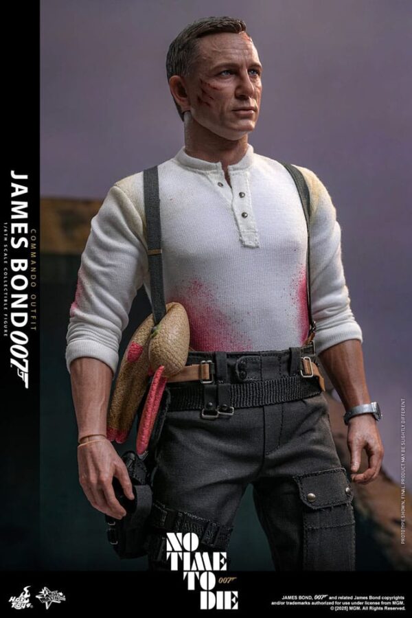 No Time To Die Movie Masterpiece Akció Figura 1/6 James Bond (Commando Outfit) Hot Toys Exclusive 30 cm