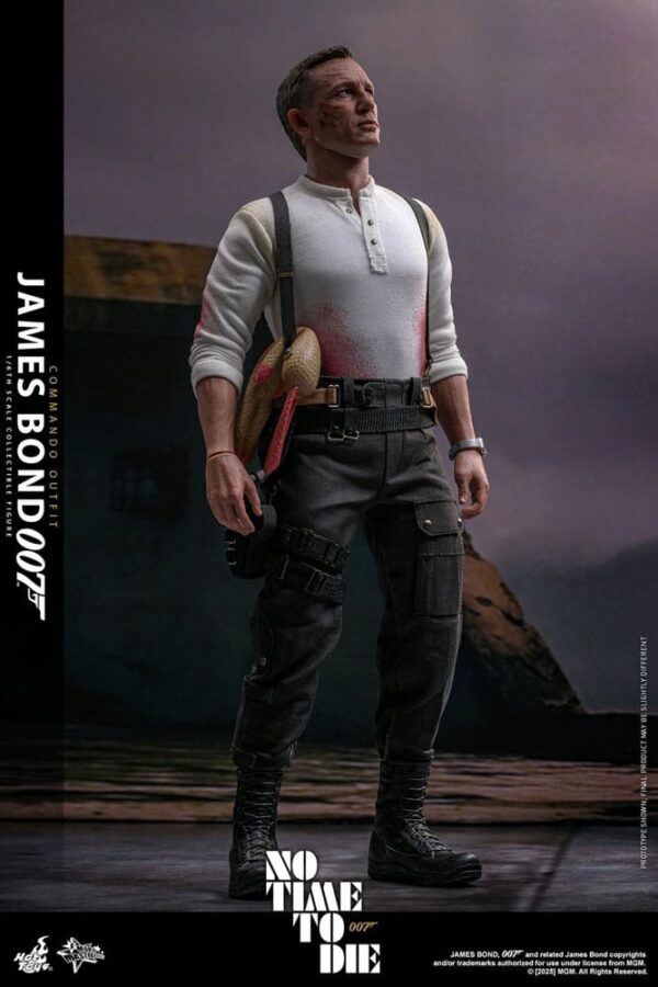 No Time To Die Movie Masterpiece Akció Figura 1/6 James Bond (Commando Outfit) Hot Toys Exclusive 30 cm