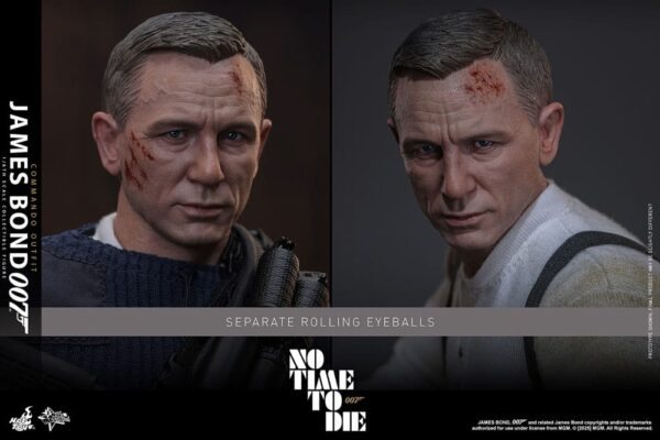No Time To Die Movie Masterpiece Akció Figura 1/6 James Bond (Commando Outfit) Hot Toys Exclusive 30 cm