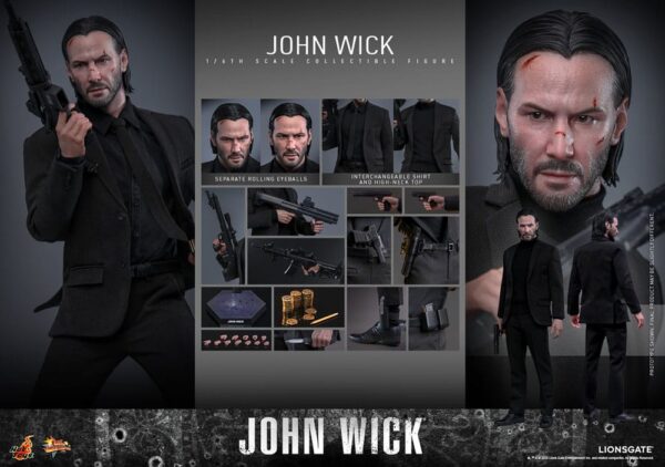 John Wick Movie Masterpiece Akció Figura 1/6 John Wick 31 cm