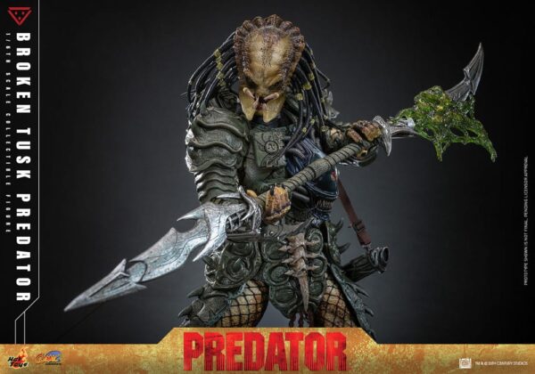 Alien vs. Predator Comic Masterpiece Akció Figura 1/6 Broken Tusk Predator 35 cm