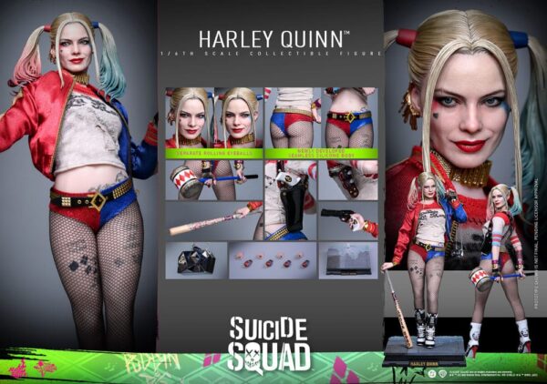 Suicide Squad Movie Masterpiece Akció Figura 1/6 Harley Quinn 29 cm