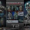 Terminator 2: Judgment Day Movie Masterpiece Akció Figura 1/6 Endoskeleton (Battle Damaged Version) 31 cm