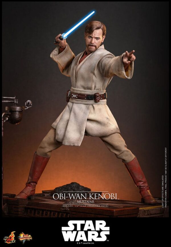 Star Wars: Episode III - Revenge of the Sith Movie Masterpiece Akció Figura 1/6 Obi-Wan Kenobi (Mustafar) 31 cm Star Wars: Episode III - Revenge of the Sith Movie Masterpiece Akció Figura 1/6 Obi-Wan Kenobi (Mustafar) 31 cm