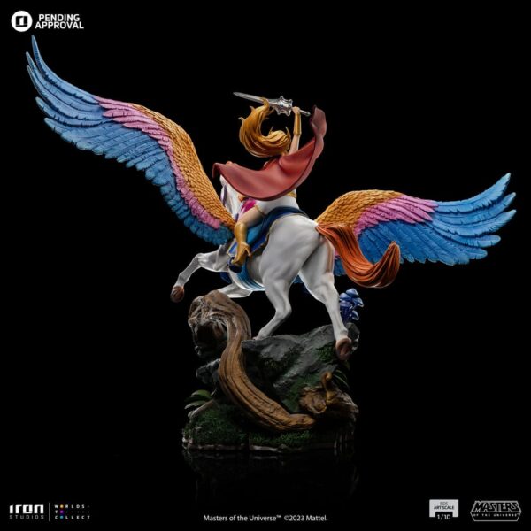 Masters of the Universe BDS Art Scale Szobor 1/10 She-Ra and Swiftwind 42 cm