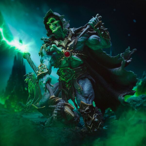 Masters of the Universe Deluxe Art Scale Szobor 1/10 Skeletor Unleashed 23 cm