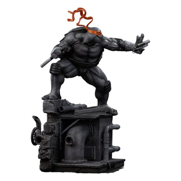 Teenage Mutant Ninja Turtles Art Scale Szobor 1/10 Michelangelo Black and White Variant 26 cm heo exclusive Teenage Mutant Ninja Turtles Art Scale Szobor 1/10 Michelangelo Black and White Variant 26 cm heo exclusive