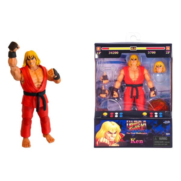 Ultra Street Fighter II: The Final Challengers Akció Figura 1/12 Ken 15 cm Ultra Street Fighter II: The Final Challengers Akció Figura 1/12 Ken 15 cm