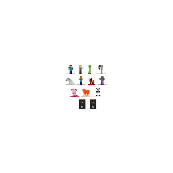 Minecraft Nano Metalfigs Diecast Mini Figuras 4 cm Assortment (12) Minecraft Nano Metalfigs Diecast Mini Figuras 4 cm Assortment (12)
