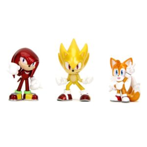 Sonic the Hedgehog Nano Metalfigs Diecast Mini Figuras 3-Pack 5 cm