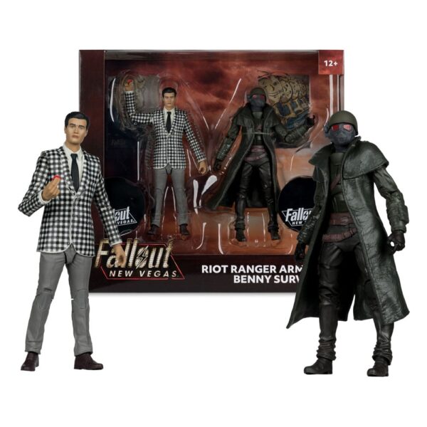 Fallout: New Vegas Szobor 2-Pack Riot Ranger Armor & Benny Survivor 18 cm Fallout: New Vegas Szobor 2-Pack Riot Ranger Armor & Benny Survivor 18 cm