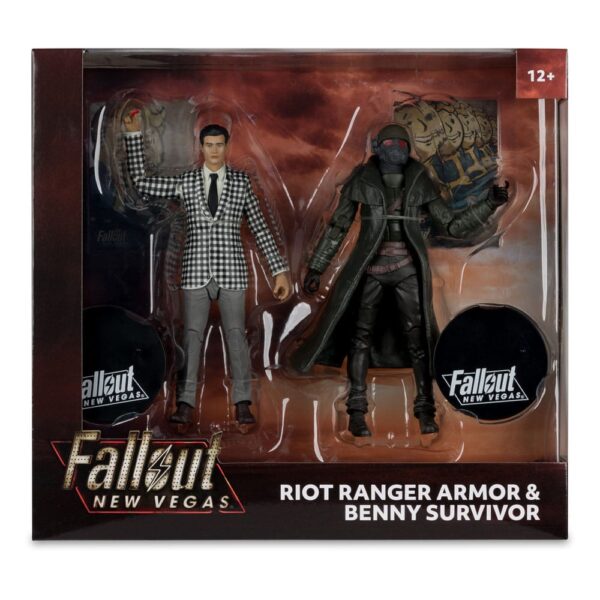 Fallout: New Vegas Szobor 2-Pack Riot Ranger Armor & Benny Survivor 18 cm Fallout: New Vegas Szobor 2-Pack Riot Ranger Armor & Benny Survivor 18 cm