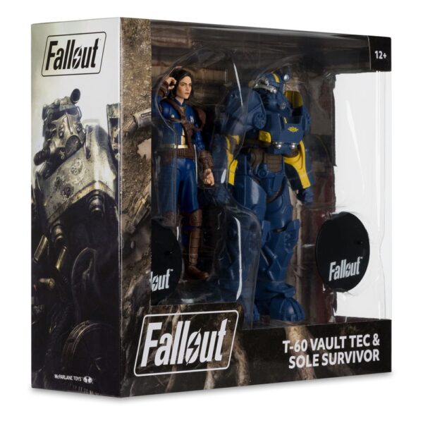 Fallout 4 Szobor 2-Pack T-60 Vault Tec & Sole Survivor 18 cm Fallout 4 Szobor 2-Pack T-60 Vault Tec & Sole Survivor 18 cm