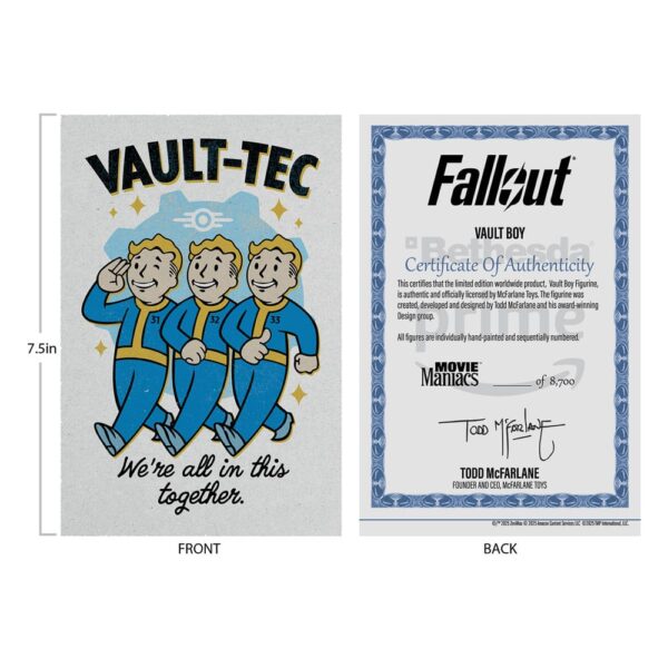 Fallout Movie Maniacs Akció Figura Vault Boy Version 1 14 cm Fallout Movie Maniacs Akció Figura Vault Boy Version 1 14 cm