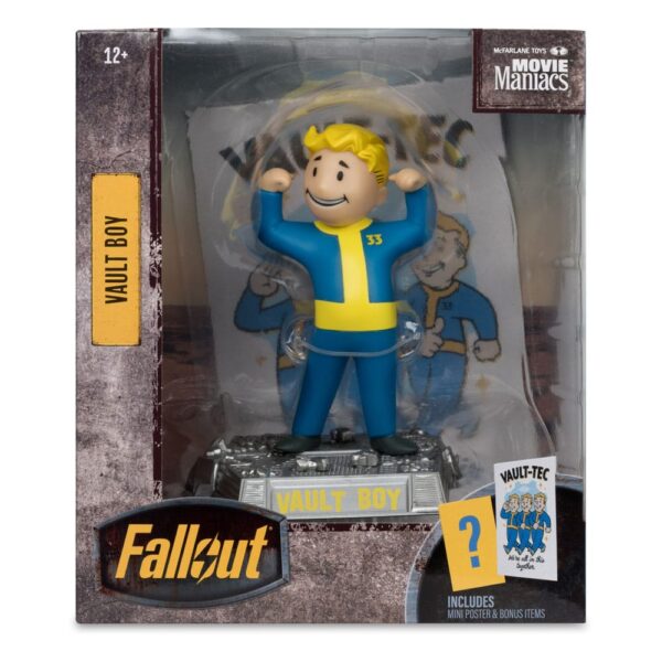 Fallout Movie Maniacs Akció Figura Vault Boy Version 1 14 cm Fallout Movie Maniacs Akció Figura Vault Boy Version 1 14 cm
