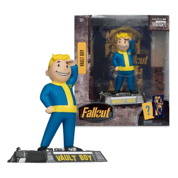 Fallout Movie Maniacs Akció Figura Vault Boy Version 3 14 cm Fallout Movie Maniacs Akció Figura Vault Boy Version 3 14 cm